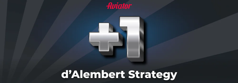 d’Alembert Strategy for Aviator